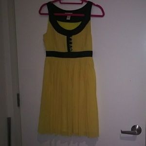Pleated Skater Dress